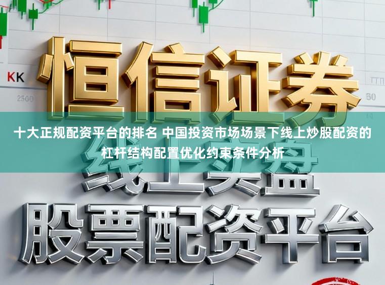 十大正规配资平台的排名 中国投资市场场景下线上炒股配资的杠杆结构配置优化约束条件分析
