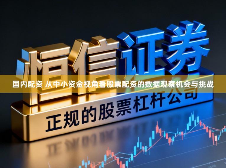 国内配资 从中小资金视角看股票配资的数据观察机会与挑战